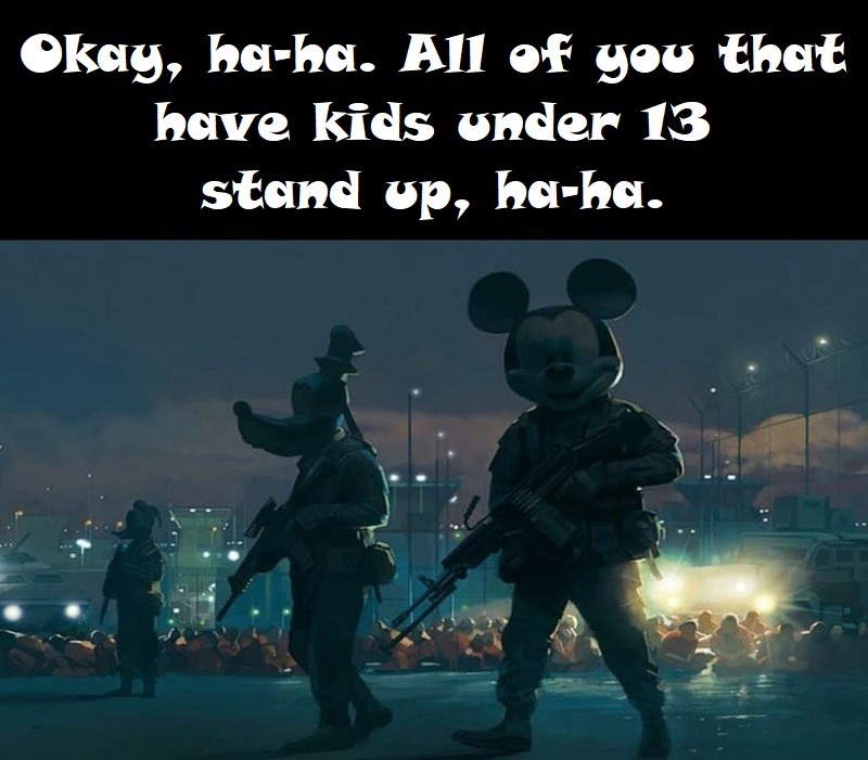 Hail Mickey... or else - meme