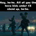 Hail Mickey... or else