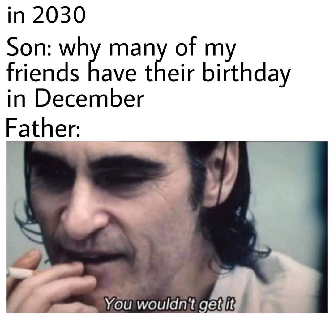 birthday in December meme