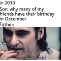birthday in December meme