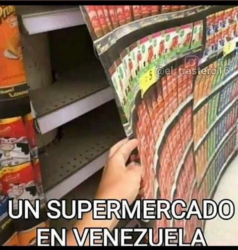 Super mercado veneco - meme