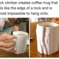 Rock Climber coffee mug