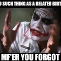 Belated birthday meme