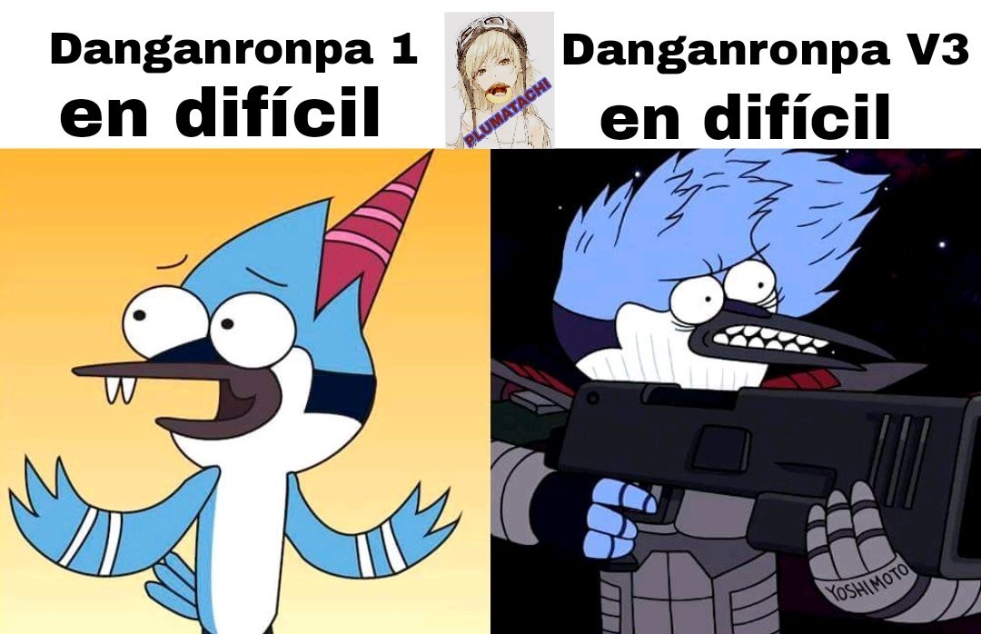 Danganronpa es un juego de misterio y puzzles (a mi parecer) - meme