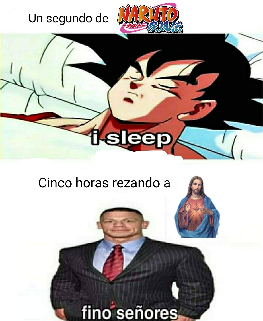 Naruto zzz Cristo gud - meme