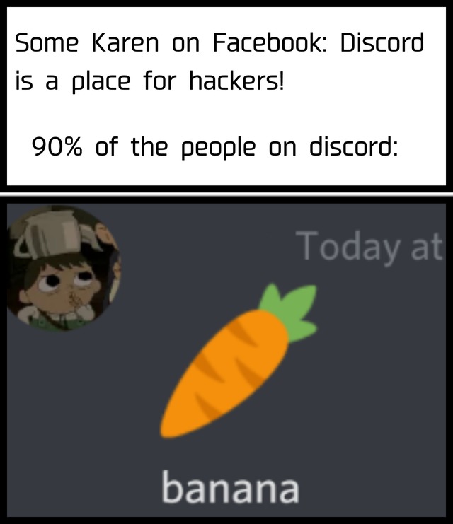 Discord is a place for hackers - meme