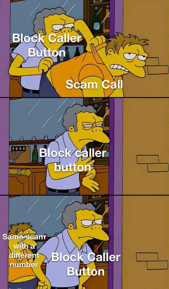 Scam calls - meme