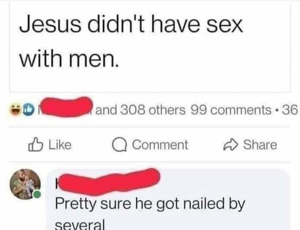 Y'all like Jesus and jokes, right? - meme