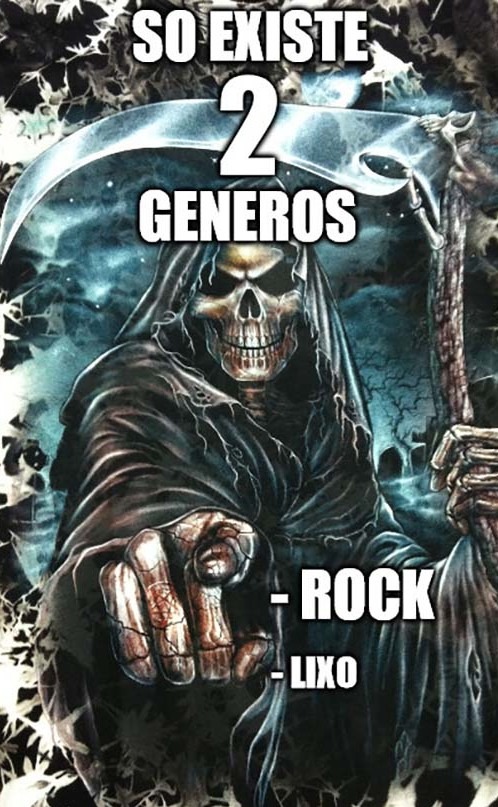 Sou do rock - meme