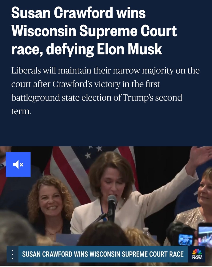 Susan Crawford wins and Elon Musk takes an L - meme