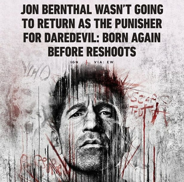 Jon Bernthal almost skipped out on The Punisher for Daredevil… but we’re lucky! - meme