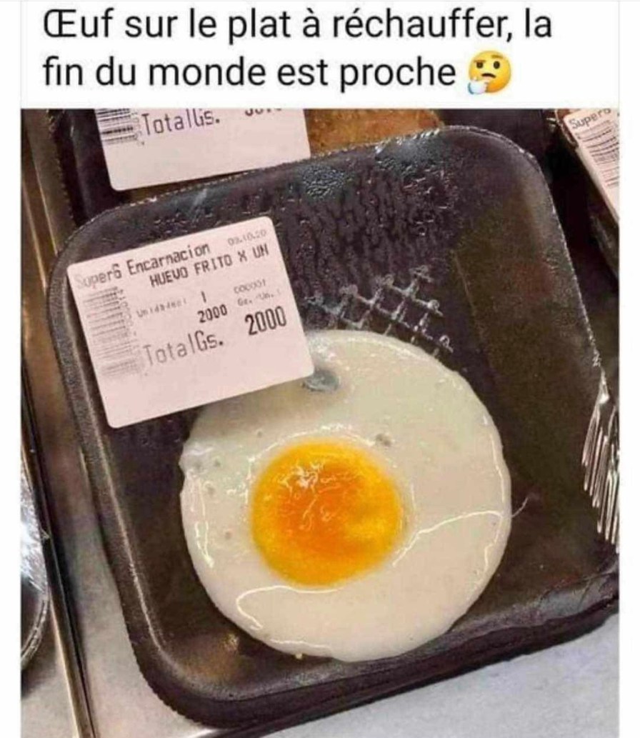 Réchauffer un œuf au micro-ondes ? On est foutus - meme
