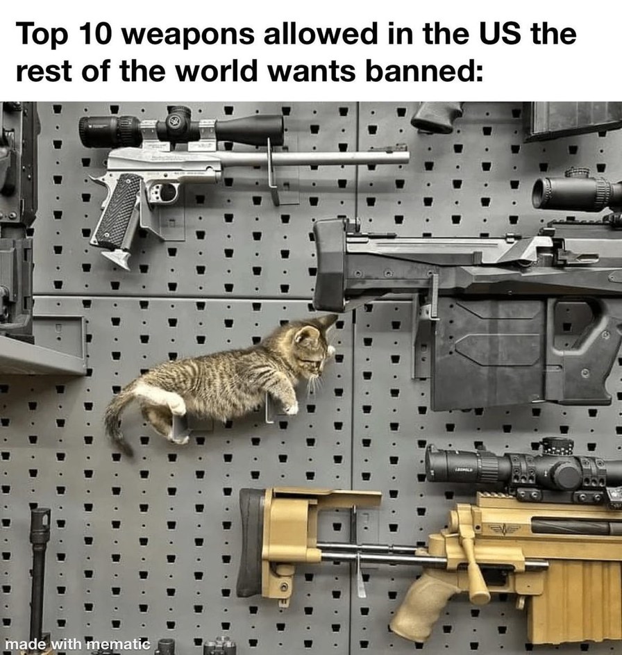 Top 10 weapons - meme