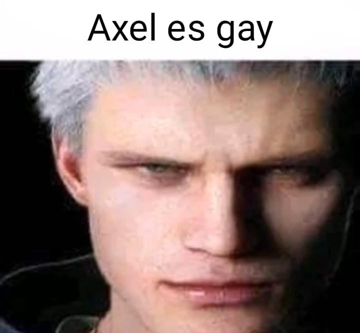 Axel es gay - meme