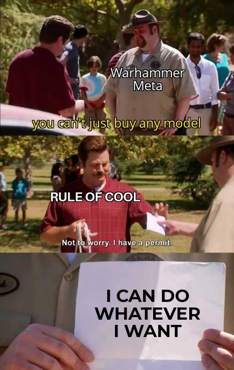 Warhammer meta - meme